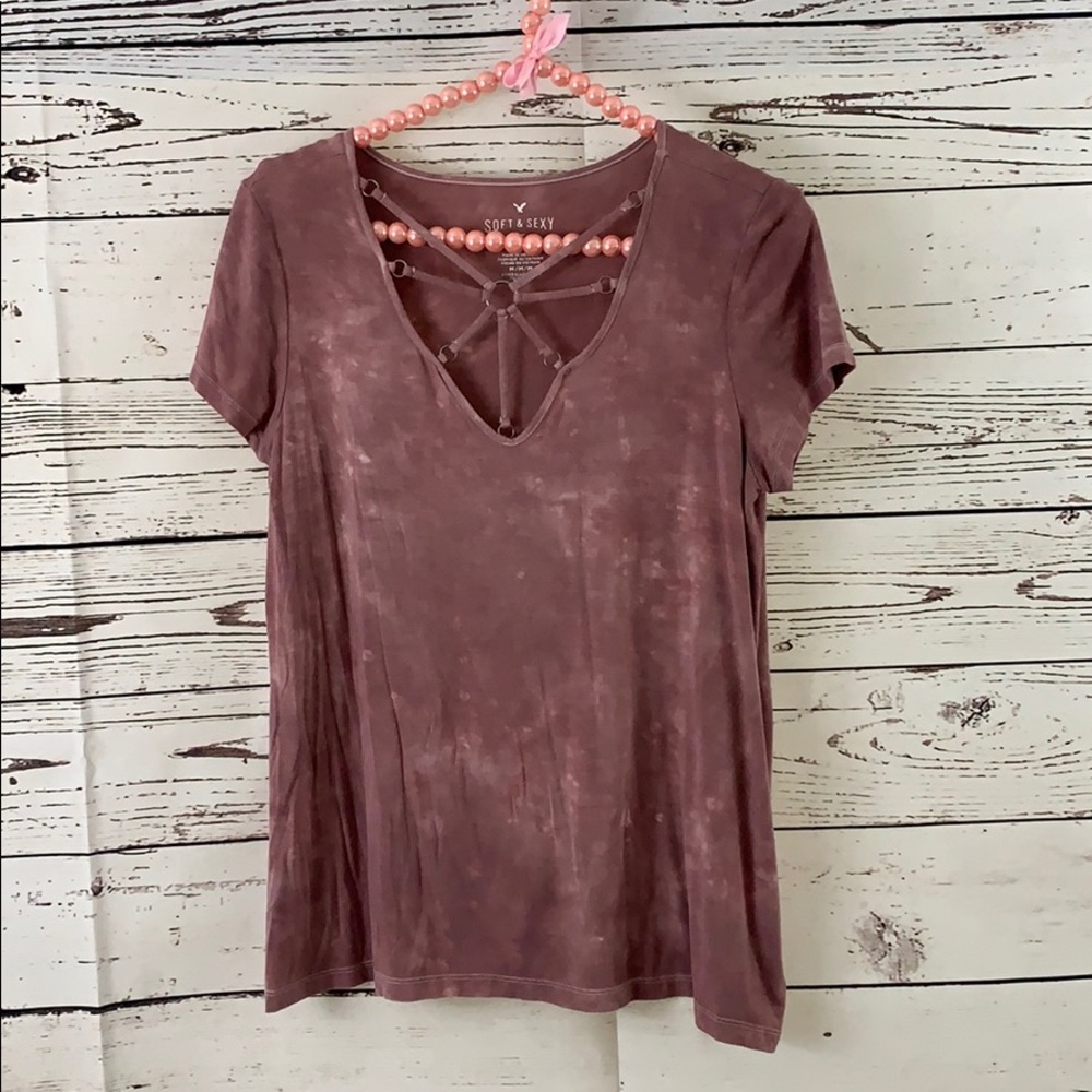Rose pink soft T-shirt